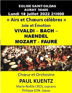 Affiche de Paul Kuentz : Choeur & orchestre | Auray