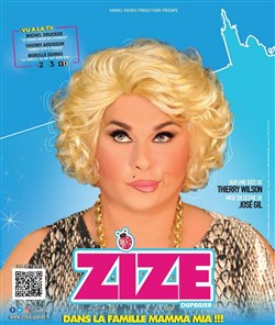 Affiche de Zize dans La famille Mamma Mia
