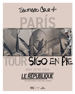 Affiche de Santiago Cruz : Sigo en Pie Tour
