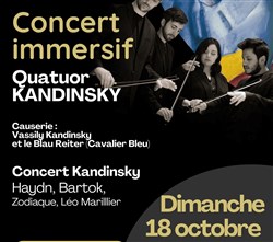 Affiche de En écho à Vassily Kandinsky et à la rencontre du Quatuor Kandinsky