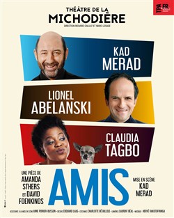 Affiche de Amis | avec Kad Merad, Claudia Tagbo, Lionel Abelanski