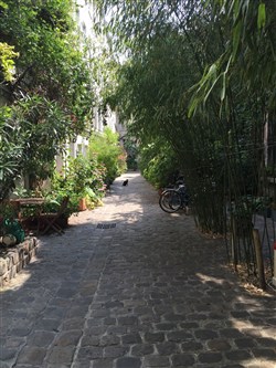 Affiche de Visite guidée : Cours et passages discrets de la bastille | par Interkultur Paris