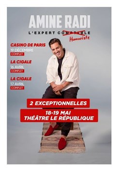 Affiche de Amine Radi dans l'Expert Humoriste