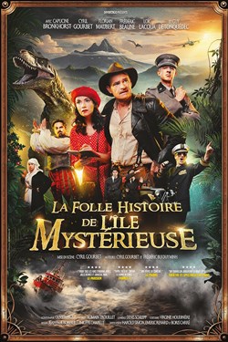 Affiche de La folle histoire de l'île mystérieuse