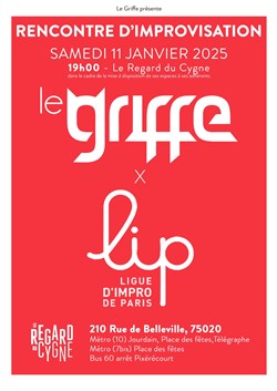 Affiche de Rencontre d'Improvisation : Le Griffe x La LIP