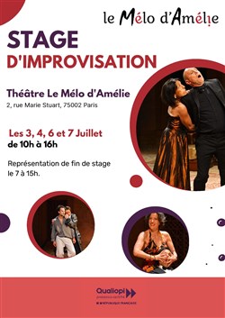 Affiche de Stage d'improvisation
