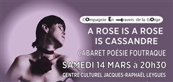 Affiche de A Rose is a Rose is Cassandre
