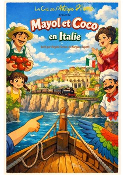Affiche de Mayol et Coco en Italie