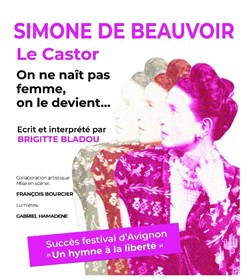Affiche de Simone de Beauvoir : On ne naît pas femme, on le devient