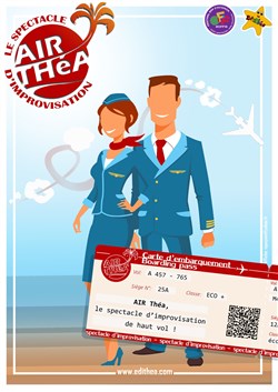 Affiche de Air Théa, le spectacle d'improvisation