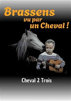 Affiche de Brassens vu par un cheval !