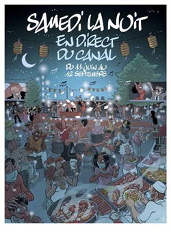 Affiche de Le Samedi la nuit en direct du Canal | Avec Bruno Gaccio et Philippe Giangreco