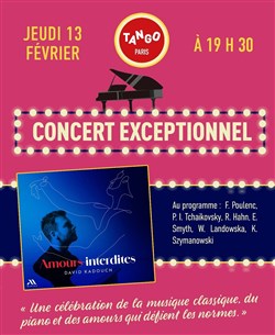 Affiche de David Kadouch : Amours interdites