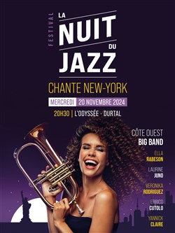 Affiche de La Nuit du Jazz à Durtal chante New-York