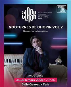 Affiche de Nicolas Horvath : Chopin et Glass