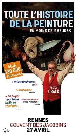 Affiche de Toute l'histoire de la peinture en moins de deux heures | par Hector Obalk