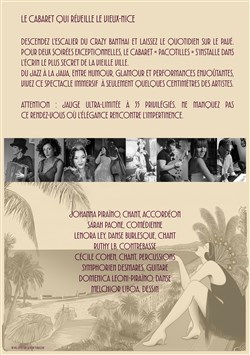 Affiche de Cabaret Pacotilles