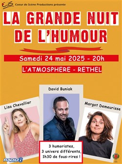Affiche de La Grande Nuit de l'Humour | Rethel