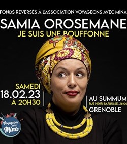 Affiche de Samia Orosemane dans Je suis une bouffonne