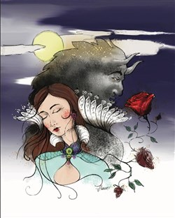 Affiche de La belle et la bête