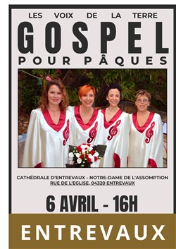Affiche de Le quatuor de gospel : Les voix de la terre | Spécial Pâques