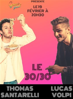 Affiche de Lucas Volpi et Thomas Santarelli se partagent une heure !
