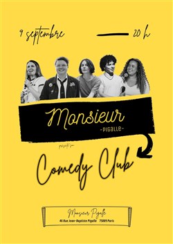 Affiche de Monsieur Pigalle's Comedy Club