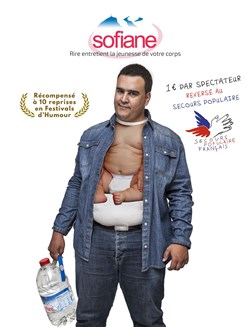 Affiche de Sofiane dans Rire entretient la jeunesse de votre corps