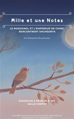 Affiche de Le Rossignol et l'Empereur de Chine rencontrent Shchedryk ou Les musiciens s'amusent
