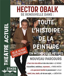 Affiche de Toute l'histoire de la peinture en moins de deux heures | par Hector Obalk
