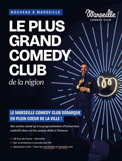 Affiche de Marseille Comedy Club | Les vendredis