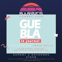 Affiche de Podcast live - le journal de la guebla