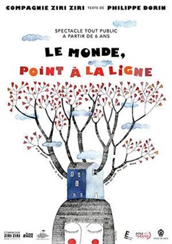 Affiche de Le Monde Point à la ligne