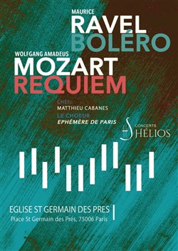 Affiche de Requiem de Mozart / Boléro de Ravel