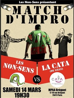 Affiche de Match d'impro : Les Non Sens rencontrent la Cata