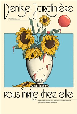 Affiche de Denise jardinière vous invite chez elle