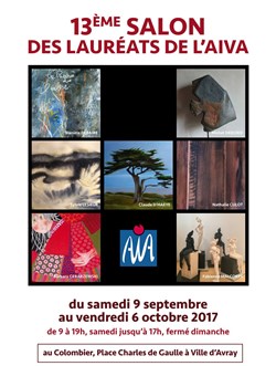 Affiche de 13ème Salon des lauréats de l'AIVA : Association des Artistes Indépendants de Ville-d'Avray