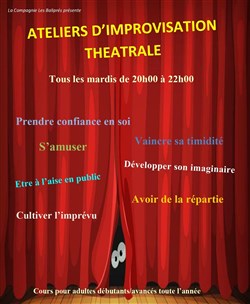 Affiche de Cours d'improvisation théâtrale