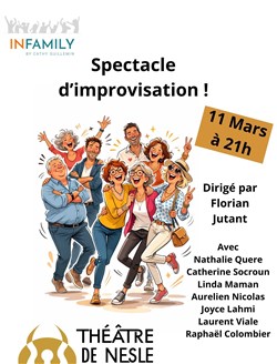 Affiche de Infamily improvise à Nesle !