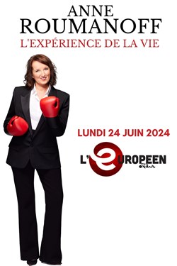 Affiche de Anne Roumanoff dans L'expérience de la vie