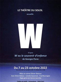 Affiche de W d'après W ou le souvenir d'enfance