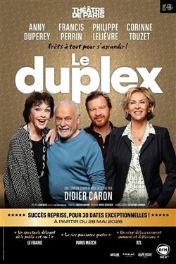 Affiche de Le duplex | avec Anny Duperey, Francis Perrin, Philippe Lelièvre et Corinne Touzet