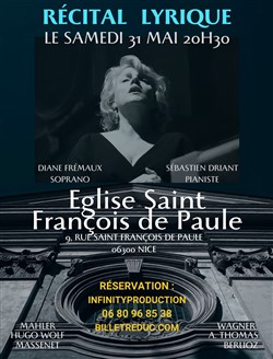 Affiche de Récital Lyrique de Diane Frémaux