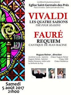 Affiche de Fauré Requiem - Vivaldi Quatre Saisons