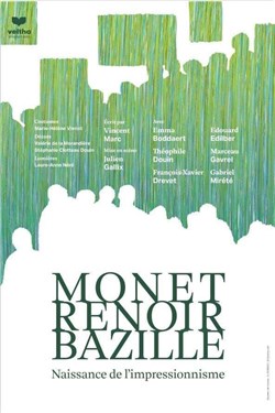 Affiche de Monet, Renoir et Bazille