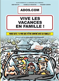 Affiche de Ados.com : Vive les vacances en famille !