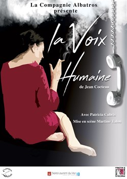Affiche de Patricia Cubris dans La voix humaine