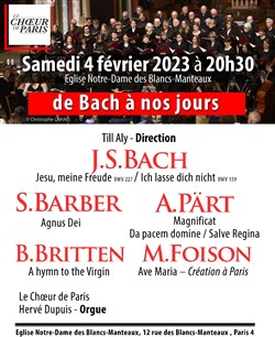 Affiche de De Bach à nos jours