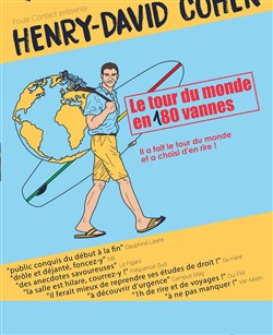 Affiche de Henry-David Cohen dans Le tour du monde en 180 vannes