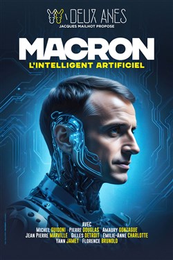 Affiche de Macron, l'intelligent artificiel